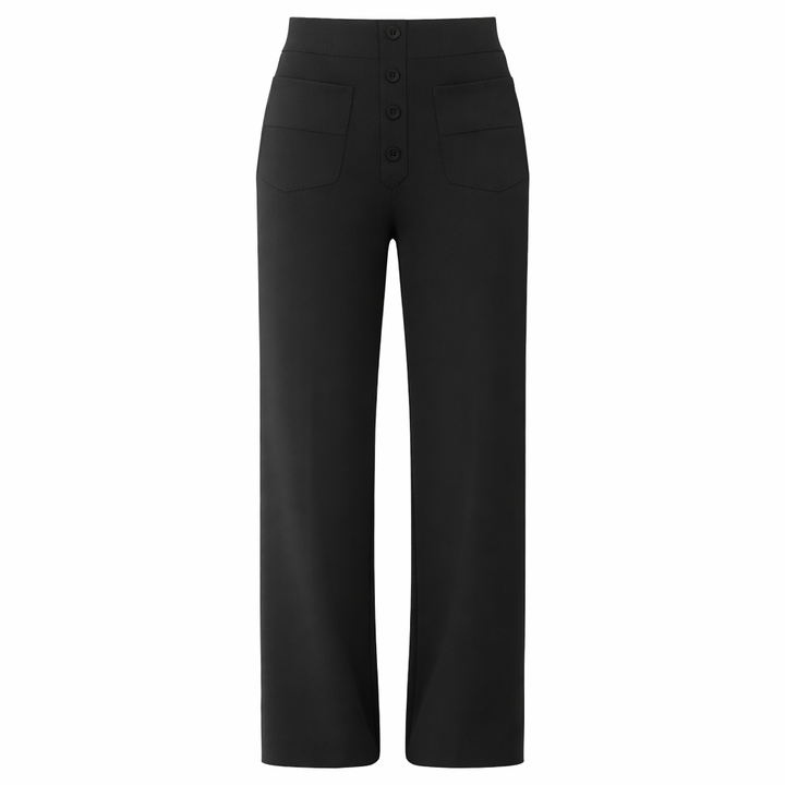 Brigitte Bordeaux | Elegant Comfort Trousers - women