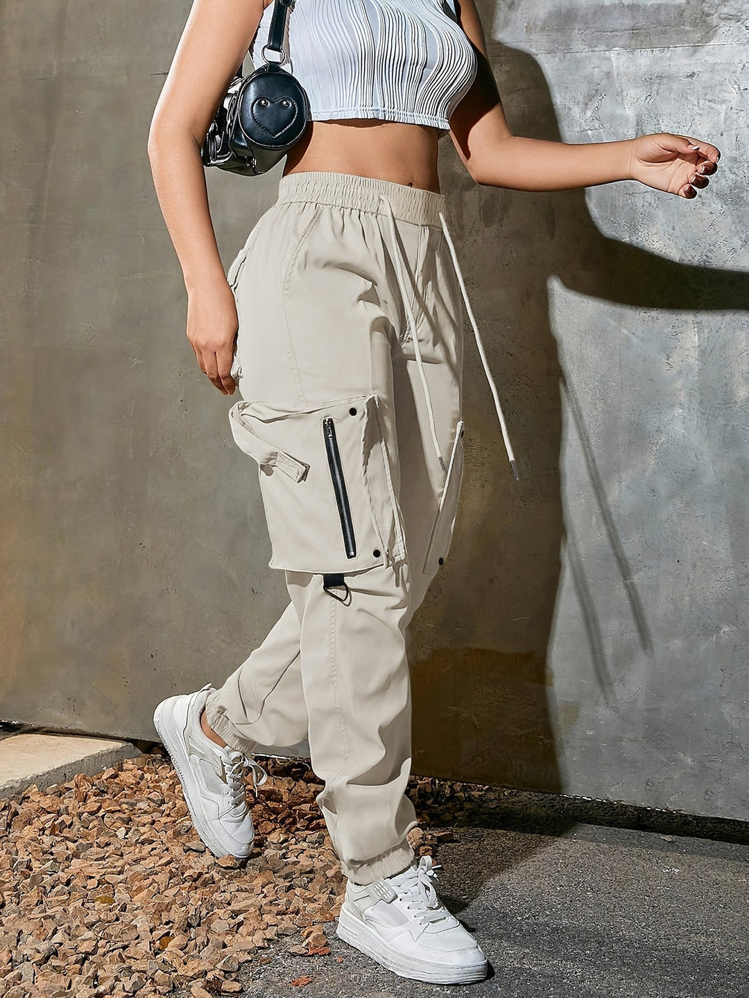 Brigitte Bordeaux | Active Cargo Trousers - women