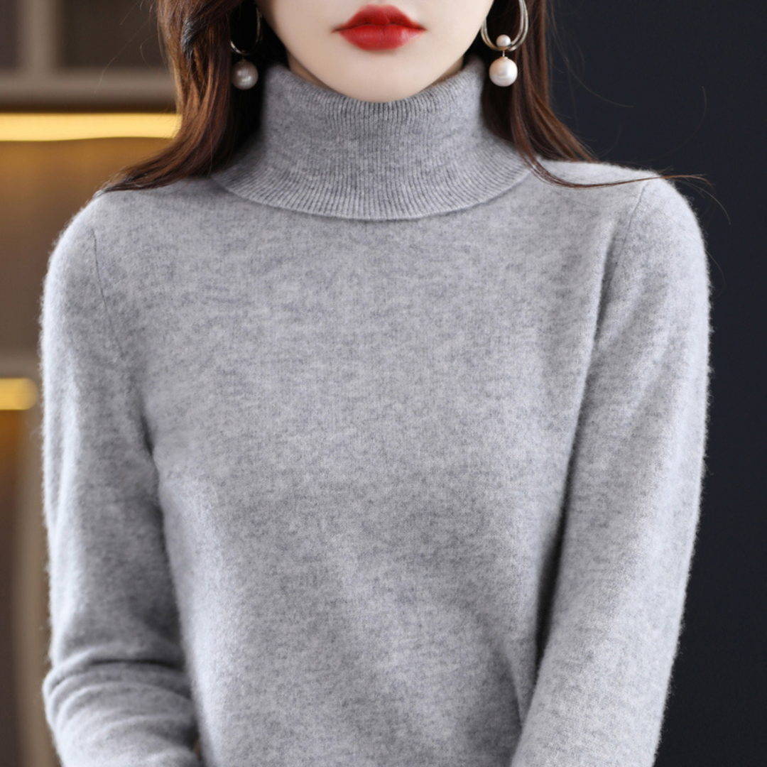 Victoria | Women’s Winter Classic Turtleneck Knit Sweater