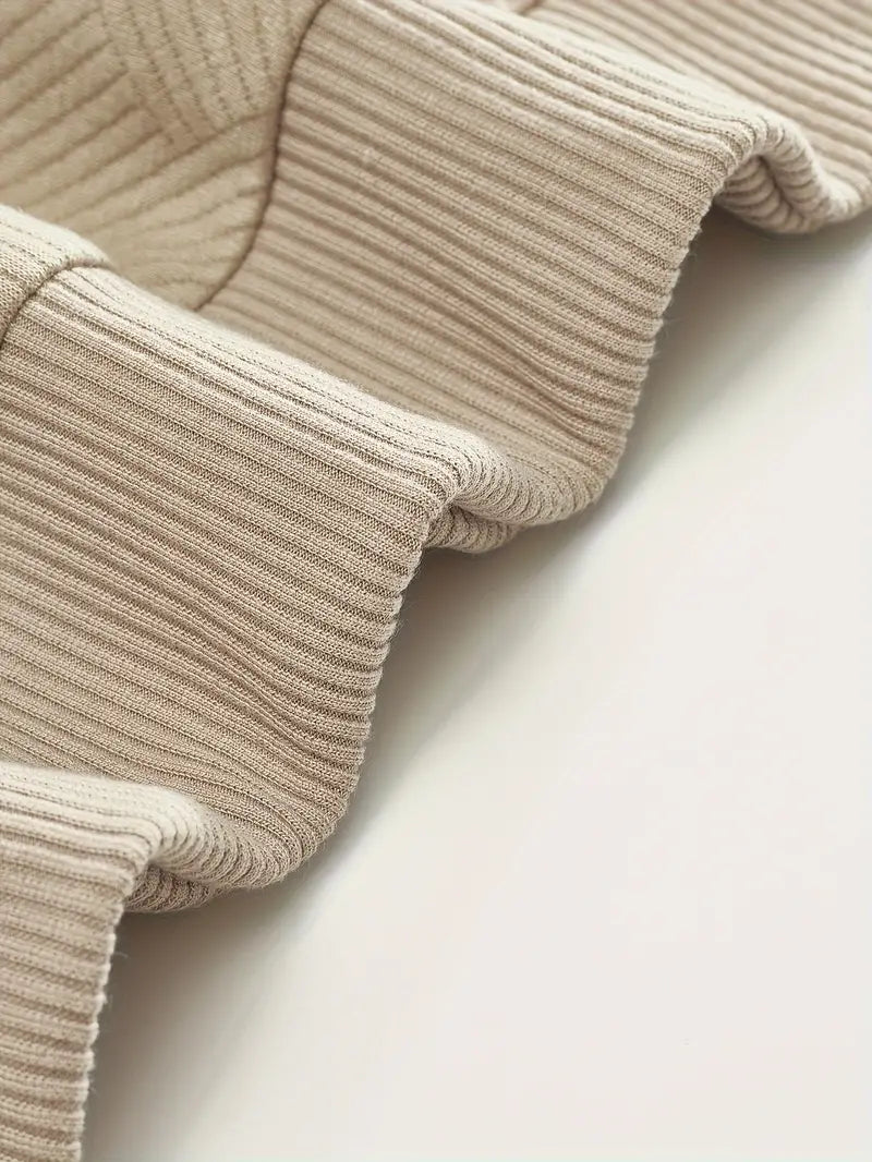 James™ - Vintage Geometric Design Sweater With - Men Zipper