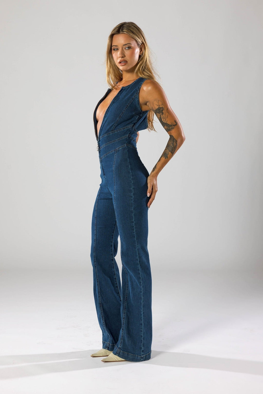 BB™ | Chic Denim Jumpsuit