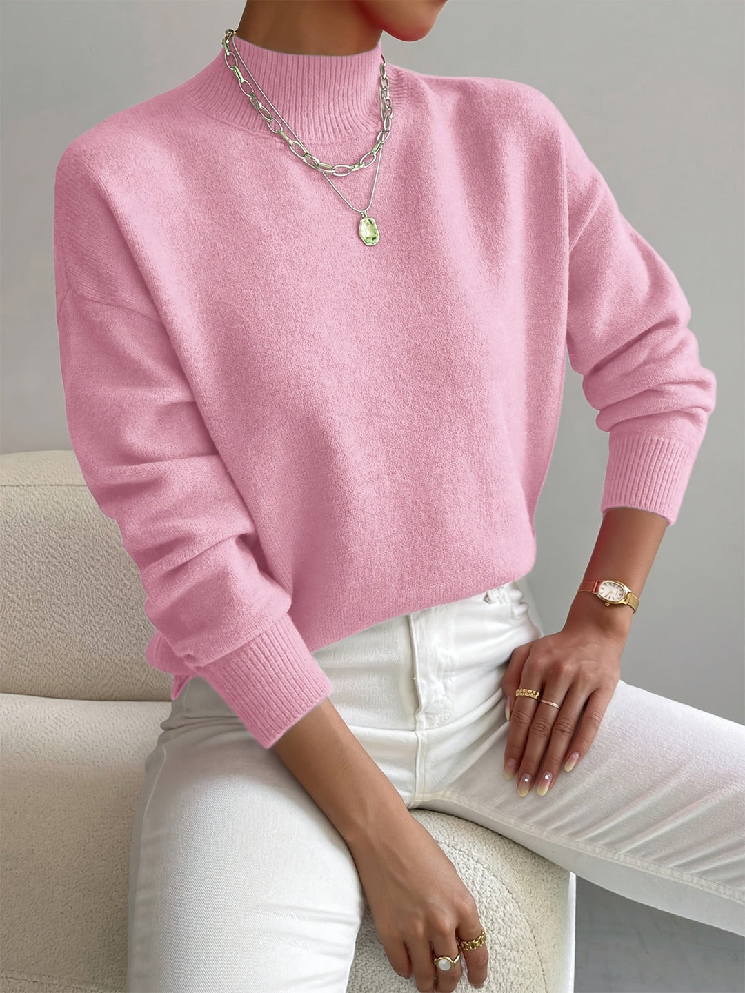 Caroline | Women Elegant Turtleneck Sweater